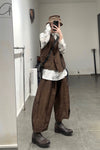 Aviva Jifei Xue single buckle vest SS23-SBCV-ACP bronze color PAJX3